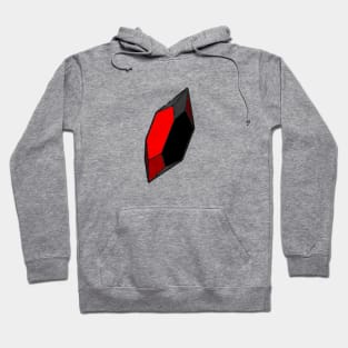 Red and Black Gem Hoodie